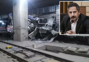 دستور شهردار تبریز مبنی بر شناسایی عوامل دخیل در حادثه قطار شهری