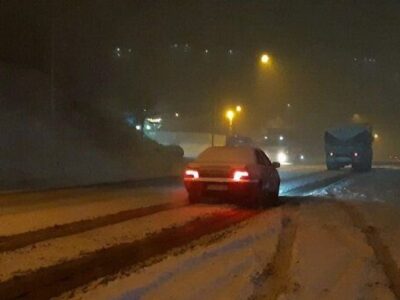 نجات ۱۶ نفر گرفتار در برف و کولاک در محور اهر_کلیبر